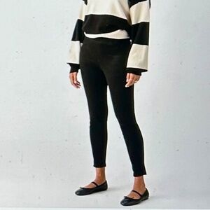 Sanctuary NWT Black FAUX SUEDE RUNWAY Size XS LEGGING